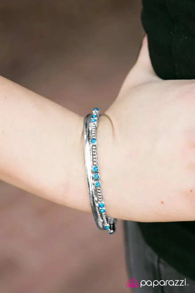 Bracelets Paparazzi Jewelry Paparazzi Bracelet Let Me Hear You Roar Blue