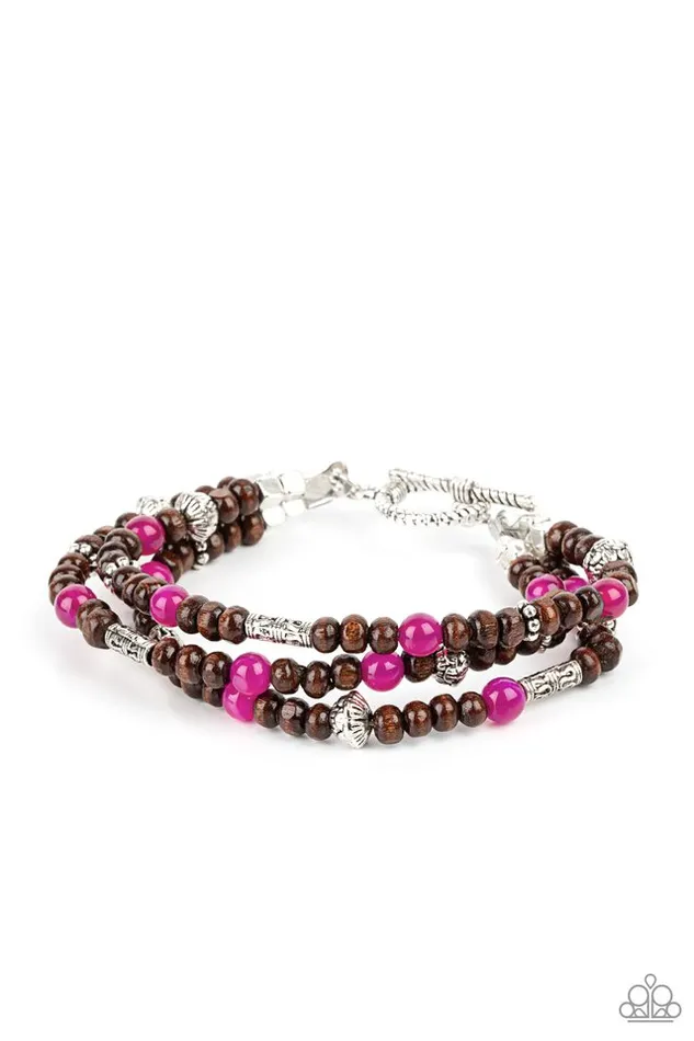 Bracelets Paparazzi Jewelry Paparazzi Bracelet Woodsy Walkabout Pink Bracelets Paparazzi Jewelry Paparazzi Bracelet Woodsy Walkabout Pink