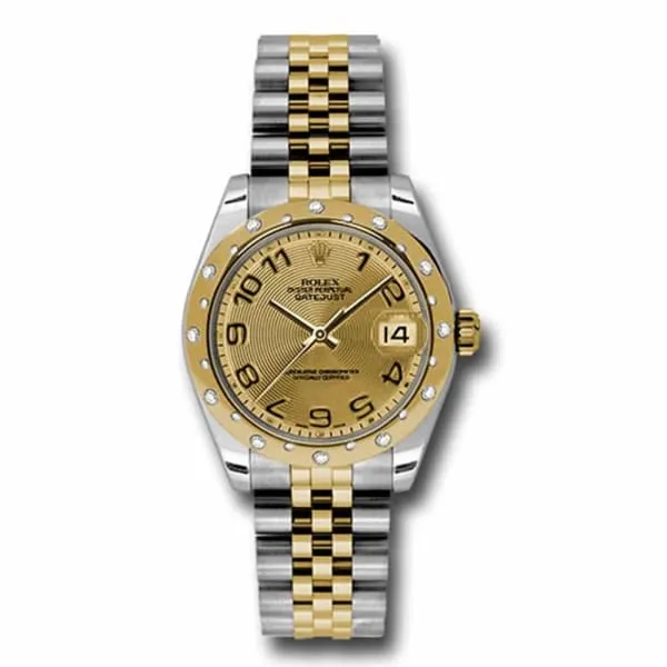Bracelets Rolex Rolex Datejust 31mm Ref 178343 chcaj Champagne Dial Diamond Bezel Two Tone Stainless Steel 18K Yellow Gold Jubilee Bracelet Womens Watch Bracelets Rolex Rolex Datejust 31mm Ref 178343 chcaj Champagne Dial Diamond Bezel Two Tone Stainless Steel 18K Yellow Gold Jubilee Bracelet Womens Watch