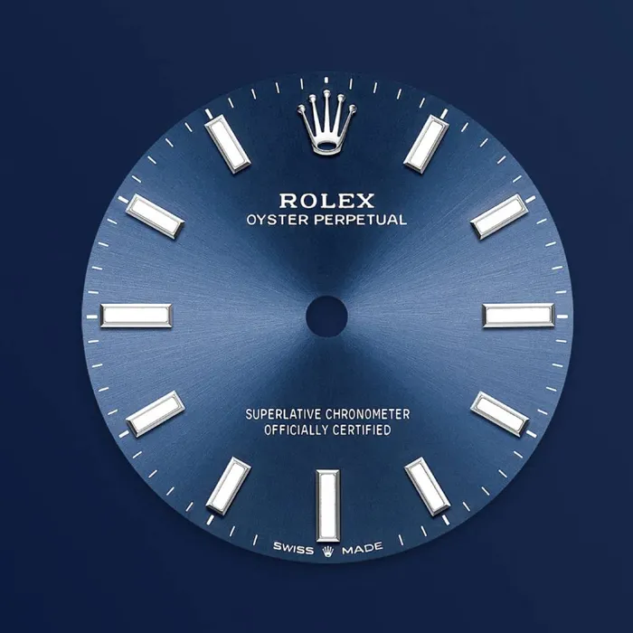 Bracelets Rolex Rolex Oyster Perpetual 31mm Ref 2772000003 Bright Blue Stick Dial Stainless Steel Oyster Bracelet Watch