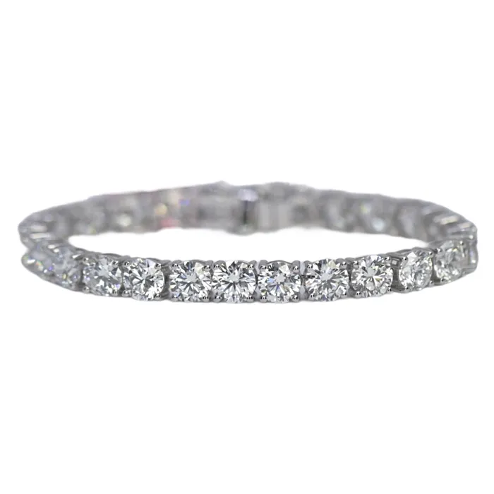 Diamond Source NYC Bracelets 675inch 14k White Gold Tennis Bracelet 018207 Diamond Source NYC Bracelets 675inch 14k White Gold Tennis Bracelet 018207