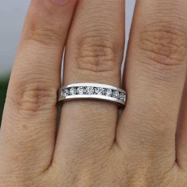 Diamond Source NYC Rings Unique HalfWay Eternity Diamond Ring with 060ct of Diamonds B3115 Diamond Source NYC Rings Unique HalfWay Eternity Diamond Ring with 060ct of Diamonds B3115