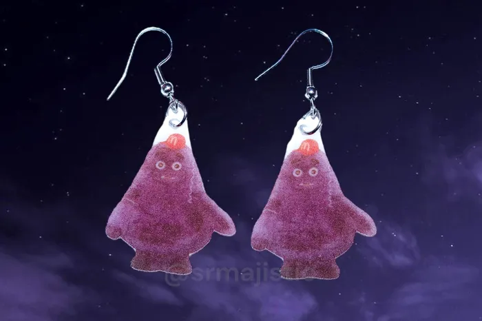Earrings Happy Birthday Grimace McDonalds Character Meme Handmade Earrings Sam Makes Things Earrings Happy Birthday Grimace McDonalds Character Meme Handmade Earrings Sam Makes Things