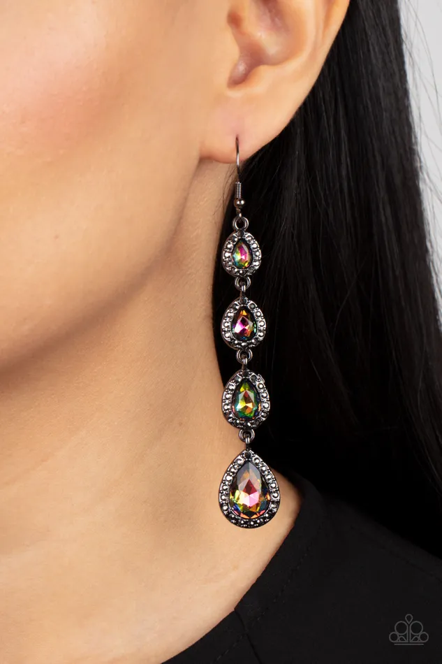 Earrings Paparazzi Earring Confidently Classy Multi Paparazzi Jewelry