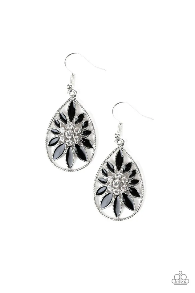 Earrings Paparazzi Earring Floral Morals Black Paparazzi Jewelry Earrings Paparazzi Earring Floral Morals Black Paparazzi Jewelry