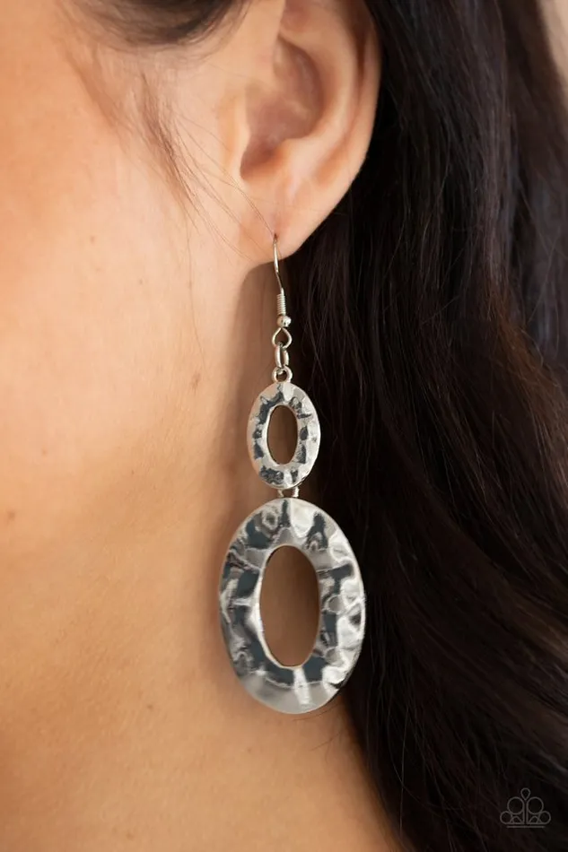 Earrings Paparazzi Jewelry Paparazzi Earring Bring On The Basics Silver