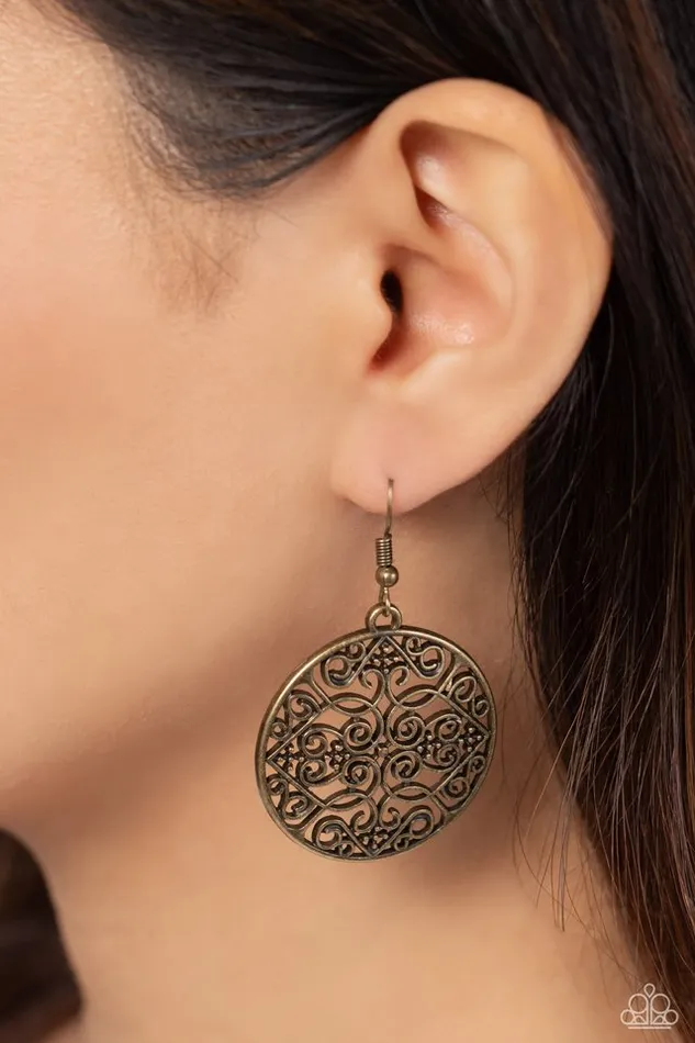 Earrings Paparazzi Jewelry Paparazzi Earring Dubai Dcor Brass