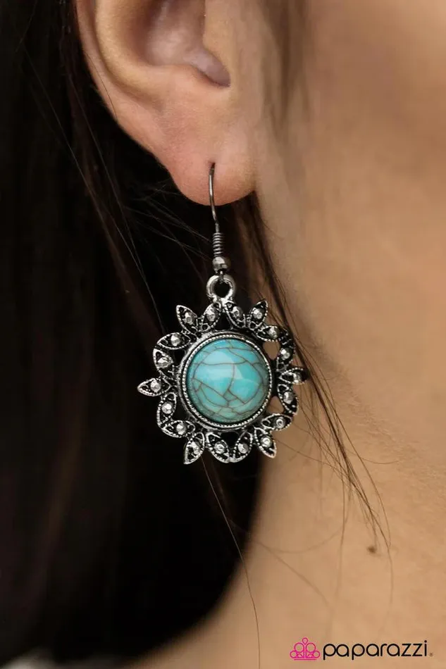 Earrings Paparazzi Jewelry Paparazzi Earring Earth Day Blue