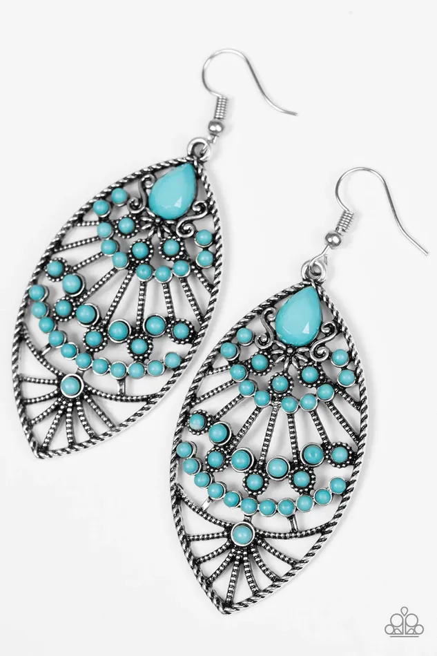 Earrings Paparazzi Jewelry Paparazzi Earring Eastern Extravagance Blue