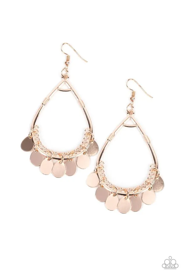 Earrings Paparazzi Jewelry Paparazzi Earring Meet Your Music Maker Rose Gold Earrings Paparazzi Jewelry Paparazzi Earring Meet Your Music Maker Rose Gold