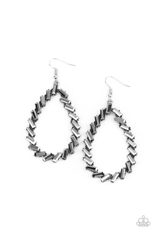 Earrings Paparazzi Jewelry Paparazzi Earring Striking RESPLENDENCE Silver Earrings Paparazzi Jewelry Paparazzi Earring Striking RESPLENDENCE Silver