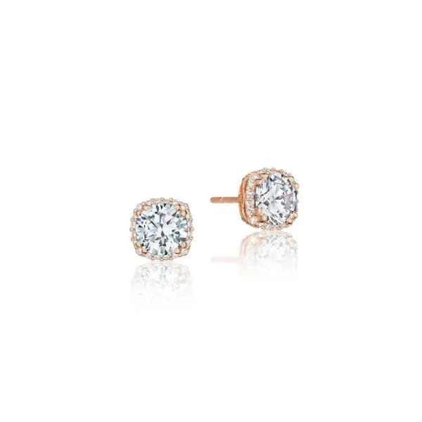 Earrings Tacori Tacori 14K Rose Gold Dantela Diamond Bloom Earring Mounts 6mm Earrings Tacori Tacori 14K Rose Gold Dantela Diamond Bloom Earring Mounts 6mm