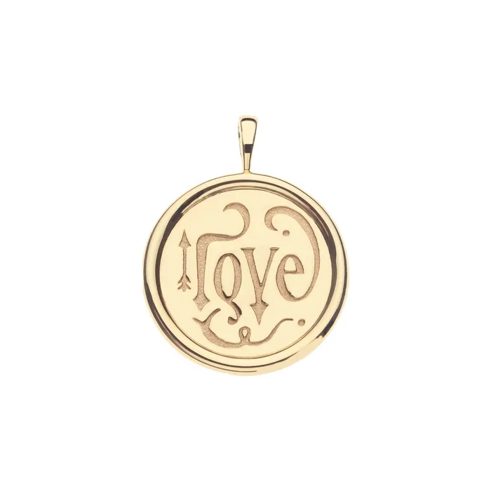 Jane Win Necklaces Jane Win LOVE Embellished Hearts Find Me Pendant Necklace