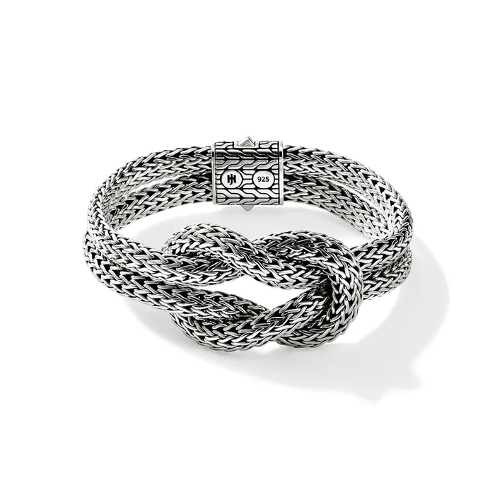 John Hardy Sterling Silver 65mm Love Knot Bracelet John Hardy Bracelets