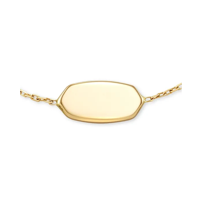 Kendra Scott Bracelets Kendra Scott 14K Yellow Gold Fern Engravable Diamond Chain Bracelet Kendra Scott Bracelets Kendra Scott 14K Yellow Gold Fern Engravable Diamond Chain Bracelet