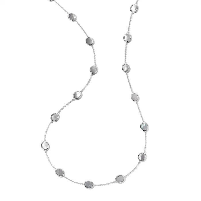 Necklaces Ippolita Ippolita Sterling Silver Polished Rock Candy Short Confetti Necklace with Mother of Pearl Necklaces Ippolita Ippolita Sterling Silver Polished Rock Candy Short Confetti Necklace with Mother of Pearl