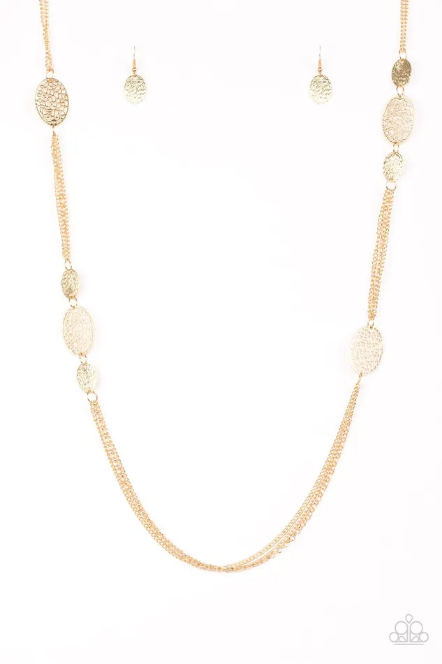 Necklaces Paparazzi Jewelry Paparazzi Necklace A Force Of Nature Gold