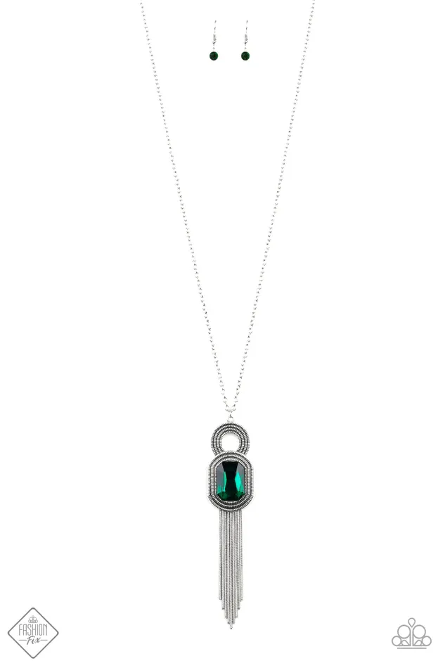 Necklaces Paparazzi Jewelry Paparazzi Necklace A Good TALISMAN Is Hard To Find Green