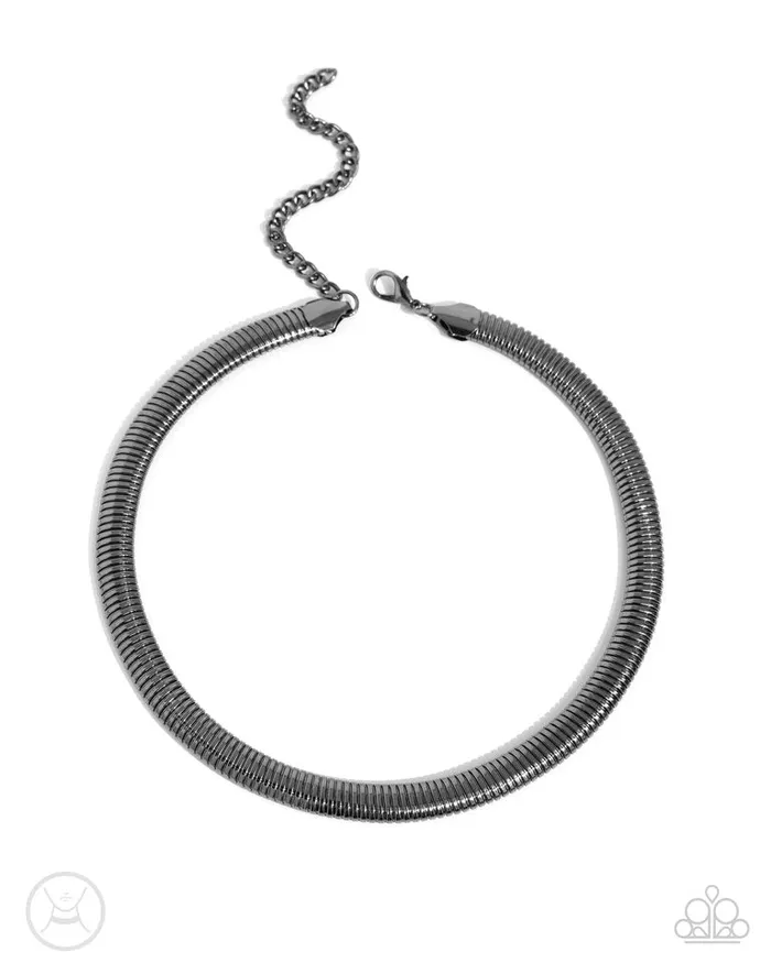 Necklaces Paparazzi Jewelry Paparazzi Necklace Choker Of The Century Black Necklaces Paparazzi Jewelry Paparazzi Necklace Choker Of The Century Black