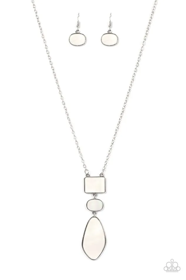 Necklaces Paparazzi Jewelry Paparazzi Necklace Hidden Cove White Necklaces Paparazzi Jewelry Paparazzi Necklace Hidden Cove White