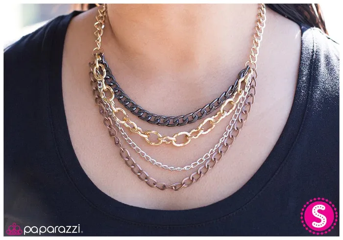 Necklaces Paparazzi Jewelry Paparazzi Necklace Make My Day Gold