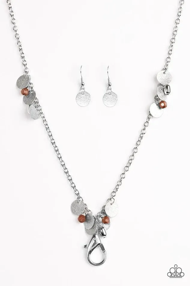 Necklaces Paparazzi Jewelry Paparazzi Necklace Musical Expression Brown