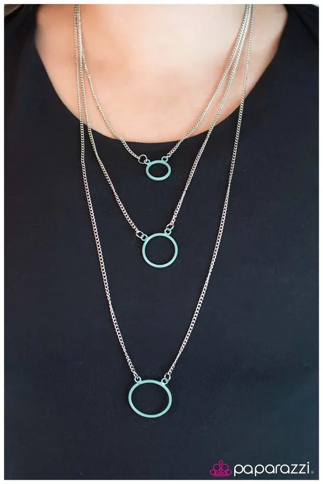 Necklaces Paparazzi Jewelry Paparazzi Necklace Olympian Blue