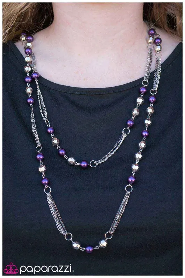 Necklaces Paparazzi Jewelry Paparazzi Necklace Poetically Plum Purple