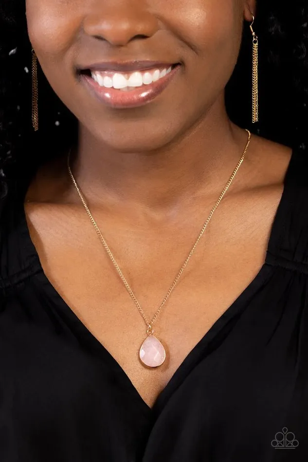 Necklaces Paparazzi Jewelry Paparazzi Necklace Sparkling Stones Pink