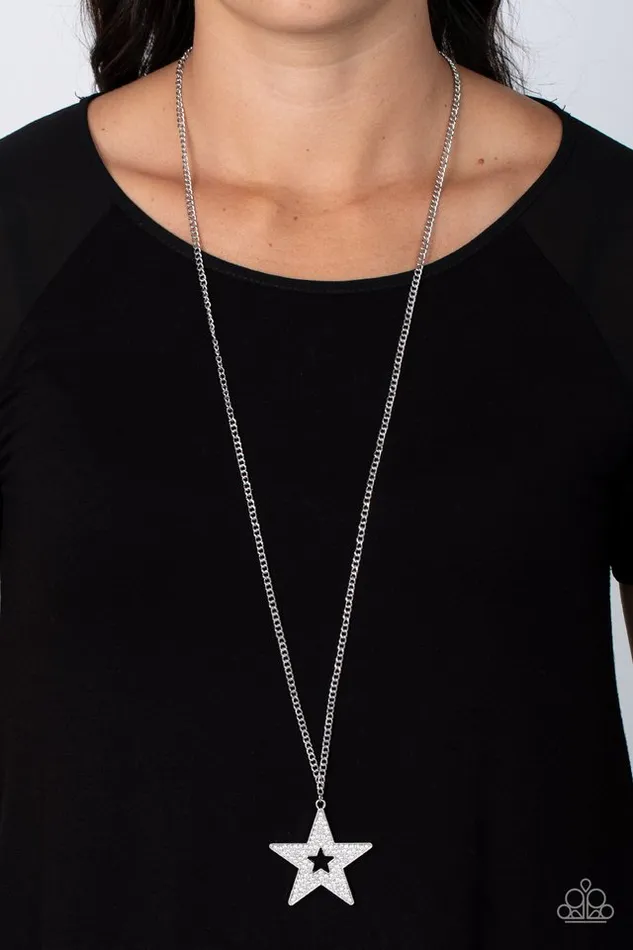 Necklaces Paparazzi Jewelry Paparazzi Necklace Superstar Stylist White