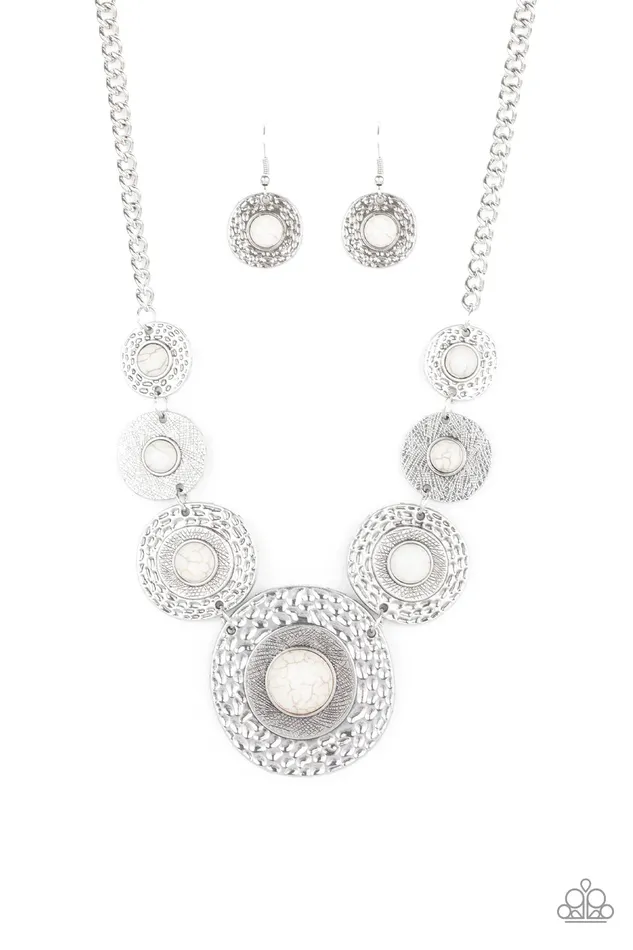 Necklaces Paparazzi Jewelry Paparazzi Necklace Tiger Trap White