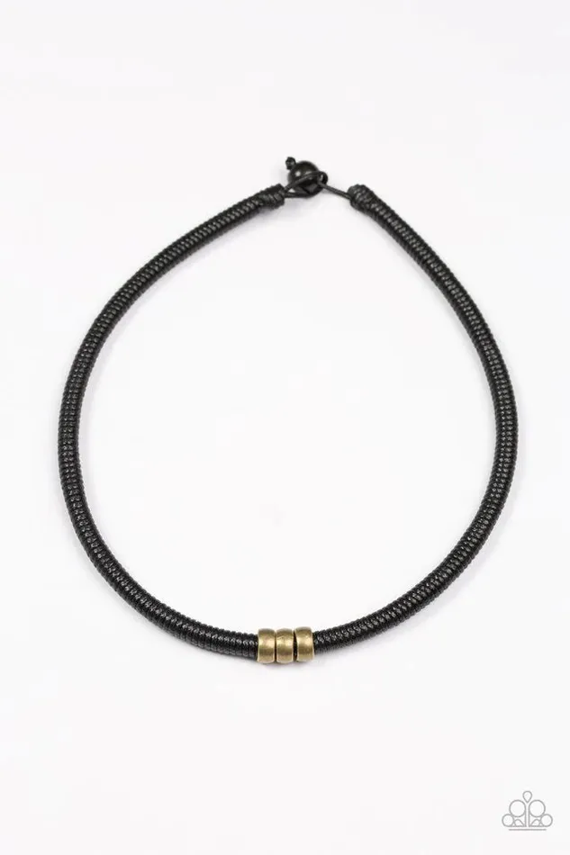 Necklaces Paparazzi Jewelry Paparazzi Necklace Trail Rules Black