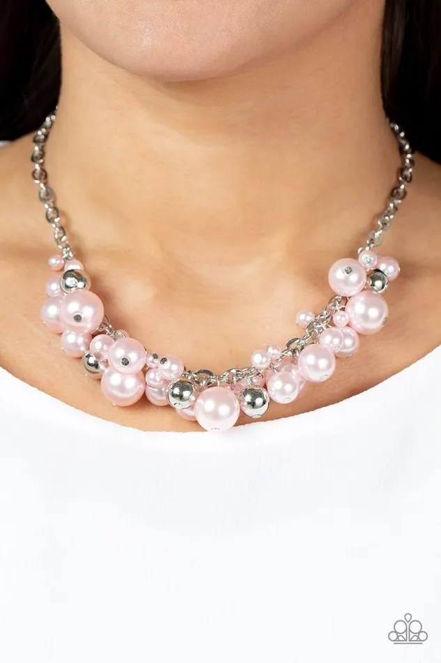 Necklaces Paparazzi Necklace Classical Culture Pink Paparazzi Jewelry