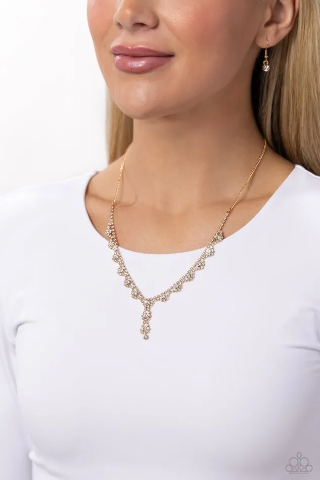 Necklaces Paparazzi Necklace Executive Embellishment Gold Paparazzi Jewelry