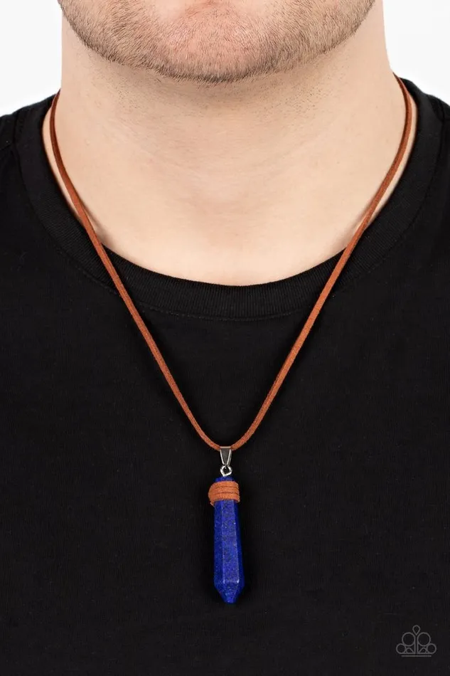 Necklaces Paparazzi Necklace Holistic Harmony Blue Paparazzi Jewelry