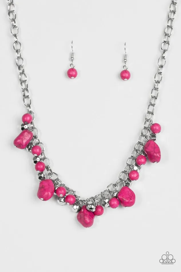 Necklaces Paparazzi Necklace Paleo Princess Pink Paparazzi Jewelry