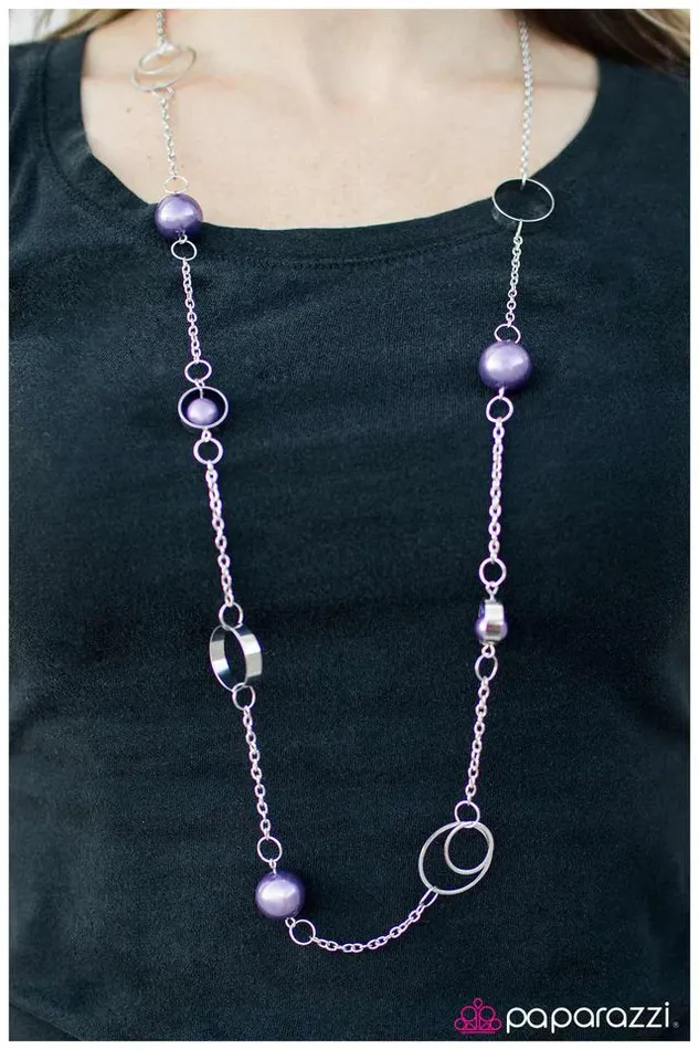 Necklaces Paparazzi Necklace Sing Me A Song Mr Piano Man Purple Paparazzi Jewelry