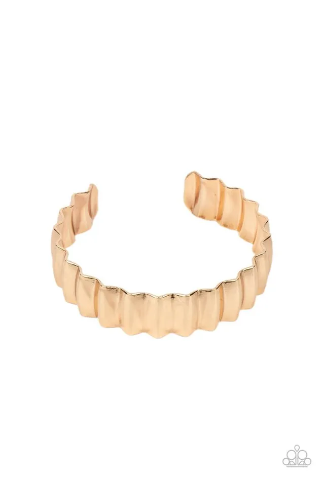 Paparazzi Bracelet Across The HEIRWaves Gold Paparazzi Jewelry Bracelets Paparazzi Bracelet Across The HEIRWaves Gold Paparazzi Jewelry Bracelets