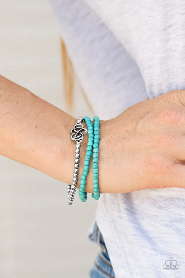Paparazzi Bracelet Collect Moments Blue Paparazzi Jewelry Bracelets
