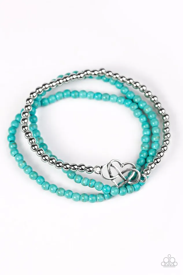 Paparazzi Bracelet Collect Moments Blue Paparazzi Jewelry Bracelets