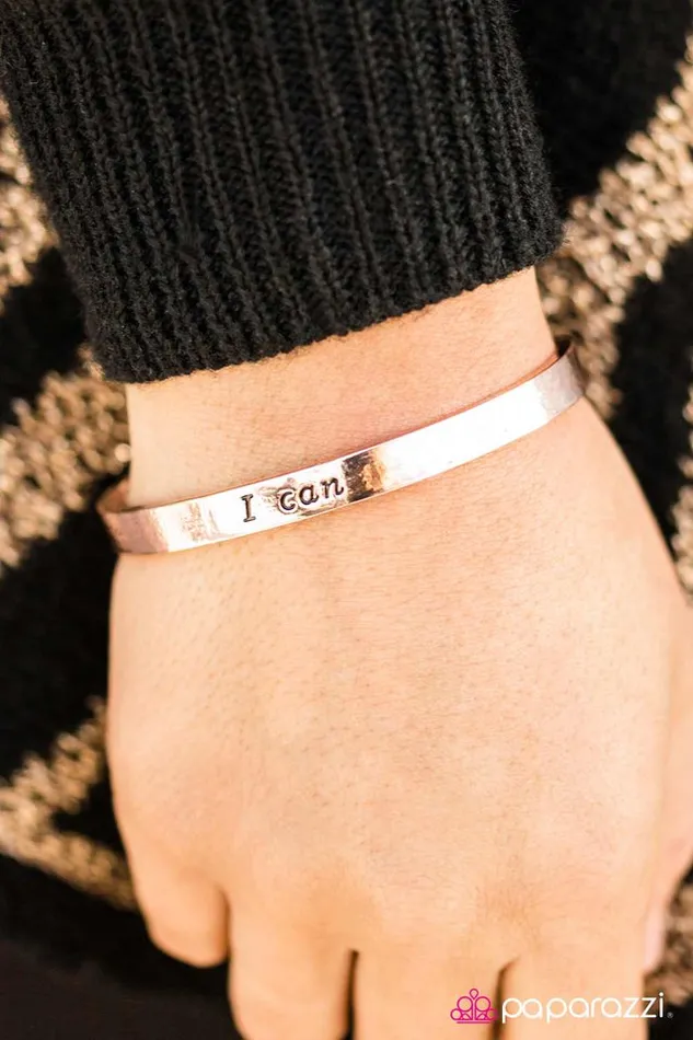 Paparazzi Bracelet I Can Rose Gold Paparazzi Jewelry Bracelets