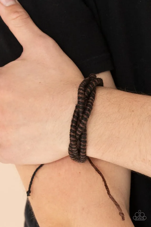 Paparazzi Bracelet Island Endeavor Brown Paparazzi Jewelry Bracelets