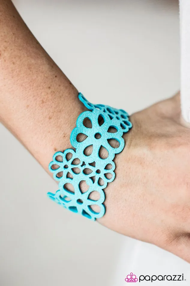 Paparazzi Bracelet Lifes A Garden Blue Paparazzi Jewelry Bracelets