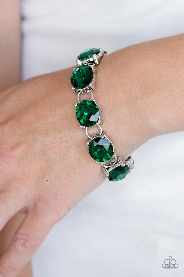 Paparazzi Bracelet Mind Your Manners Green Paparazzi Jewelry Bracelets