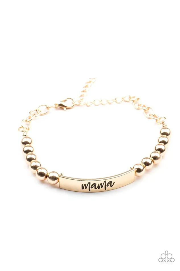 Paparazzi Bracelet Mom Squad Gold Paparazzi Jewelry Bracelets Paparazzi Bracelet Mom Squad Gold Paparazzi Jewelry Bracelets