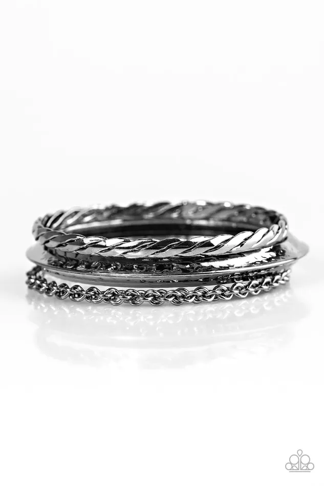 Paparazzi Bracelet Not Very Ladylike Black Paparazzi Jewelry Bracelets