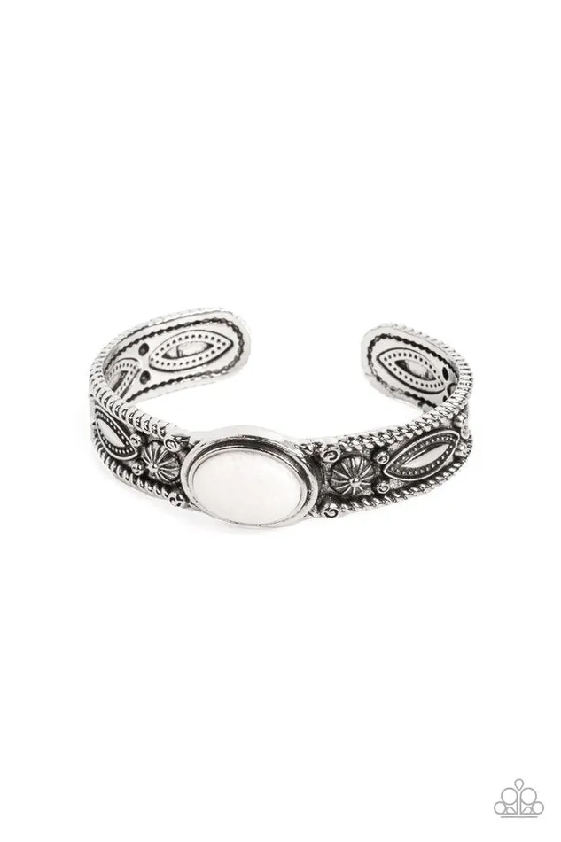Paparazzi Bracelet Rural Repose White Paparazzi Jewelry Bracelets Paparazzi Bracelet Rural Repose White Paparazzi Jewelry Bracelets