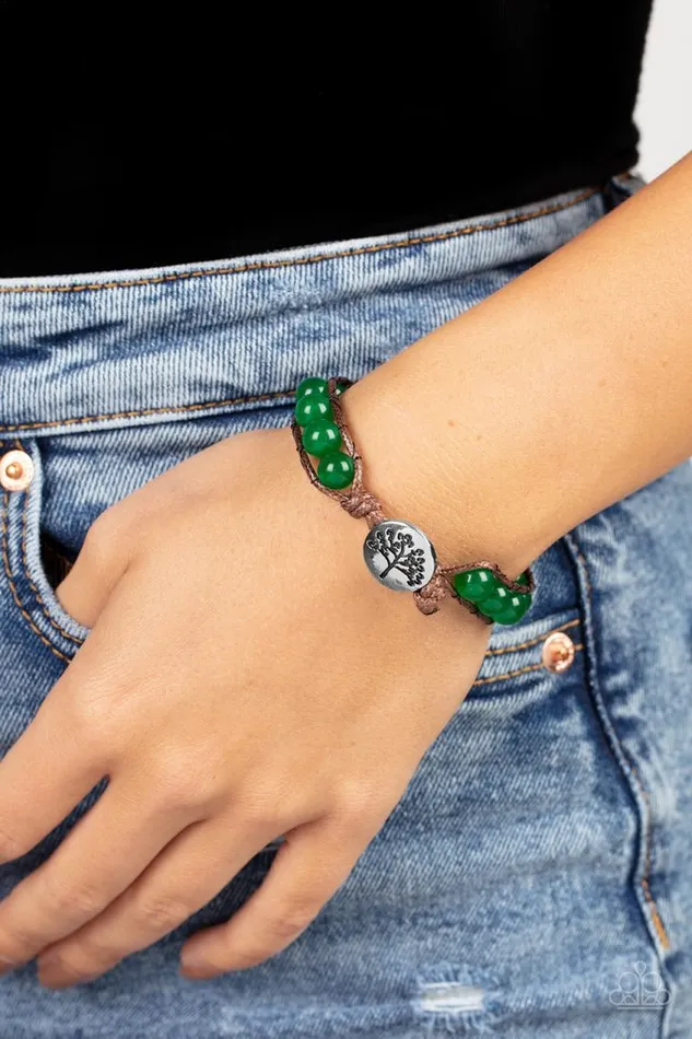 Paparazzi Bracelet Seasonal Bounty Green Paparazzi Jewelry Bracelets