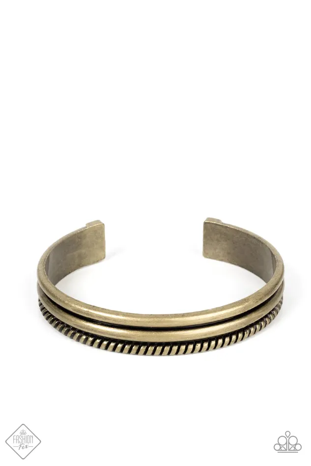Paparazzi Bracelet Southern Spurs Brass Paparazzi Jewelry Bracelets