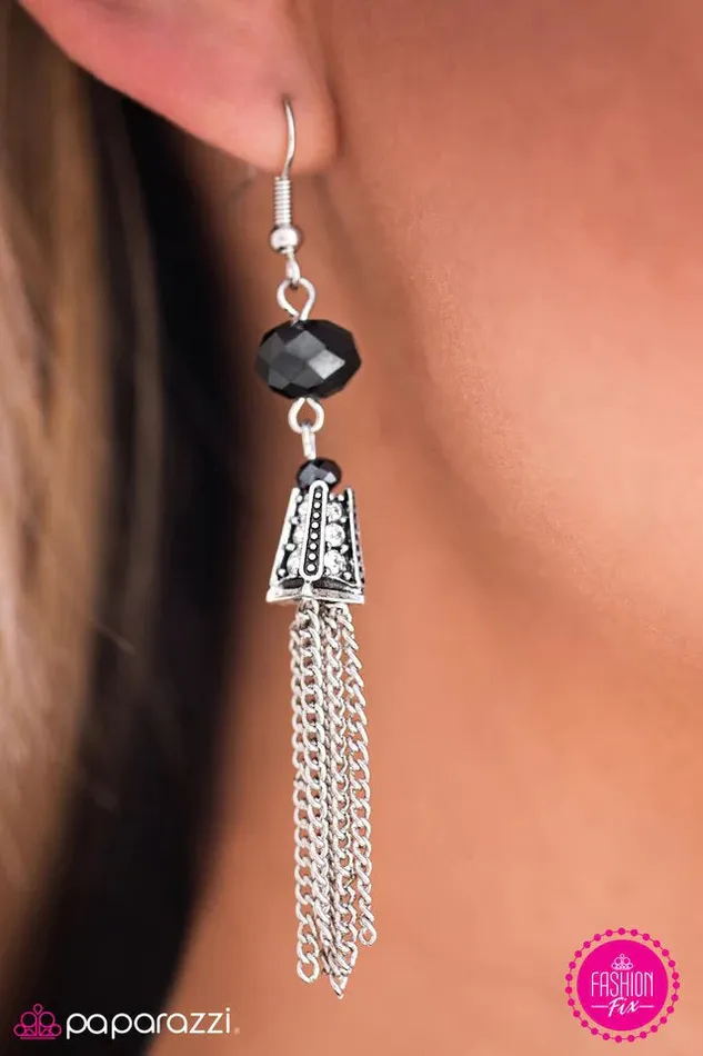 Paparazzi Earring Can I Borrow A Cup Of SHIMMER Blue Paparazzi Jewelry Earrings